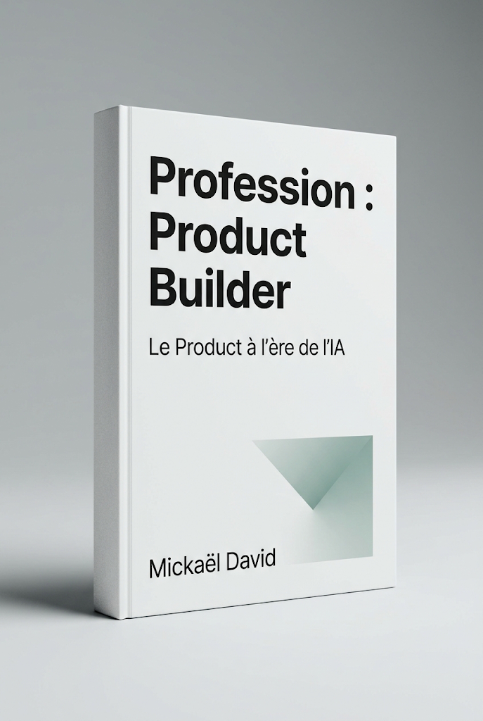 Maquette du livre Profession : Product Builder